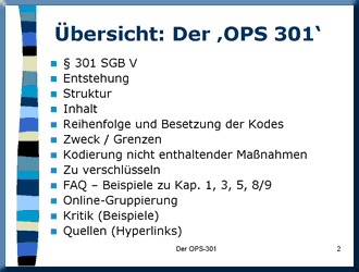 Inhalt: OPS 301 (verkleinert)